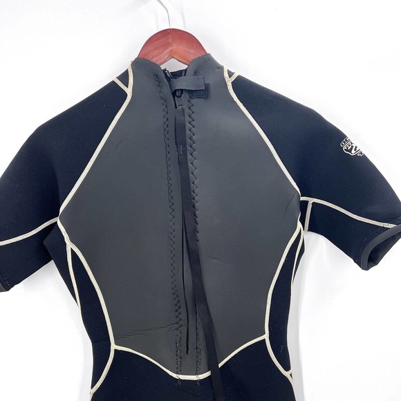 Ocean Tec Titanium 2/2 mm Black Shorty Wetsuit Shorty - Picture 4 of 6